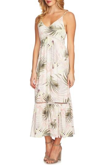 Women's Cece Soft Palms Midi Dress - Ivory