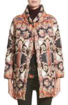 Women's Etro Suzani Paisley Print Puffer Jacket Us / 42 It - Black