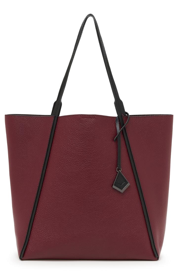Botkier Trinity Leather Tote - Burgundy