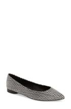 Women's Nine West 'onlee' Pointy Toe Flat .5 M - Black