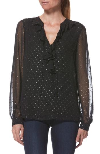 Women's Paige Marella Shimmer Dot Blouse