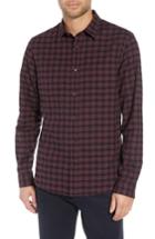 Men's Vince Classic Fit Gingham Sport Shirt - Red