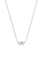 Women's Dana Rebecca Designs Emily Sarah Double Triangle Diamond Necklace