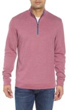 Men's Johnnie-o Sully Quarter Zip Pullover - Red