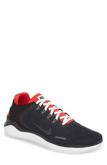 Men's Nike Free Rn 2018 Dna Running Shoe .5 M - Black