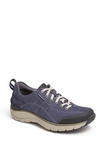 Women's Clarks 'wave Trek' Waterproof Sneaker .5 M - Blue