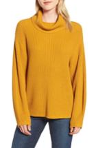 Women's Vince Camuto Slouchy Turtleneck Sweater - Yellow