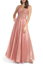 Women's Blondie Nites Soutache Bodice Ballgown - Pink