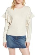 Women's Joe's Faye Ruffle Sweatshirt - Beige