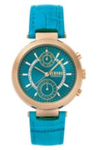 Women's Versus By Versace Star Ferry Chronograph Leather Strap Watch, 38mm