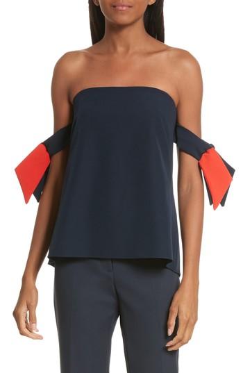 Women's Milly Italian Cady Jade Top - Blue