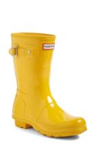 Women's Hunter Original Short Gloss Rain Boot M - Yellow