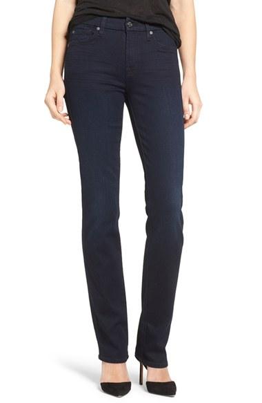 Women's 7 For All Mankind 'b(air) - Kimmie' Straight Leg Jeans - Blue
