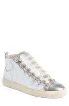 Men's Balenciaga Arena High Sneaker Us / 41eu - Metallic