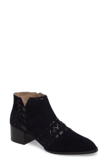 Women's Donald J Pliner Bowery Woven Bootie .5 M - Blue