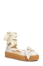 Women's Fenty Puma By Rihanna Bow Creeper Sandal .5 M - Beige