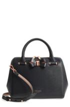 Ted Baker London Small Bowsiia Leather Bowler Bag - Black