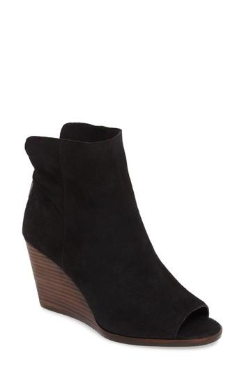 Women's Lucky Brand Urbi Peep Toe Bootie