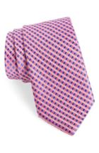Men's Nordstrom Men's Shop Nathan Neat Silk Tie, Size - Pink