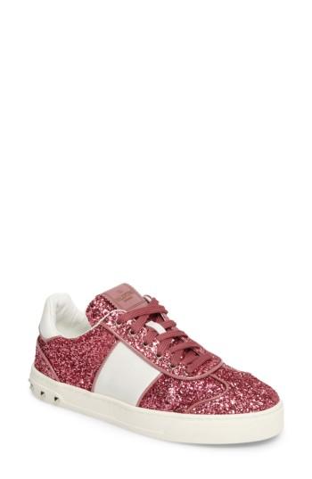 Women's Valentino Garavani Flycrew Rockstud Sneaker .5us / 36.5eu - Pink