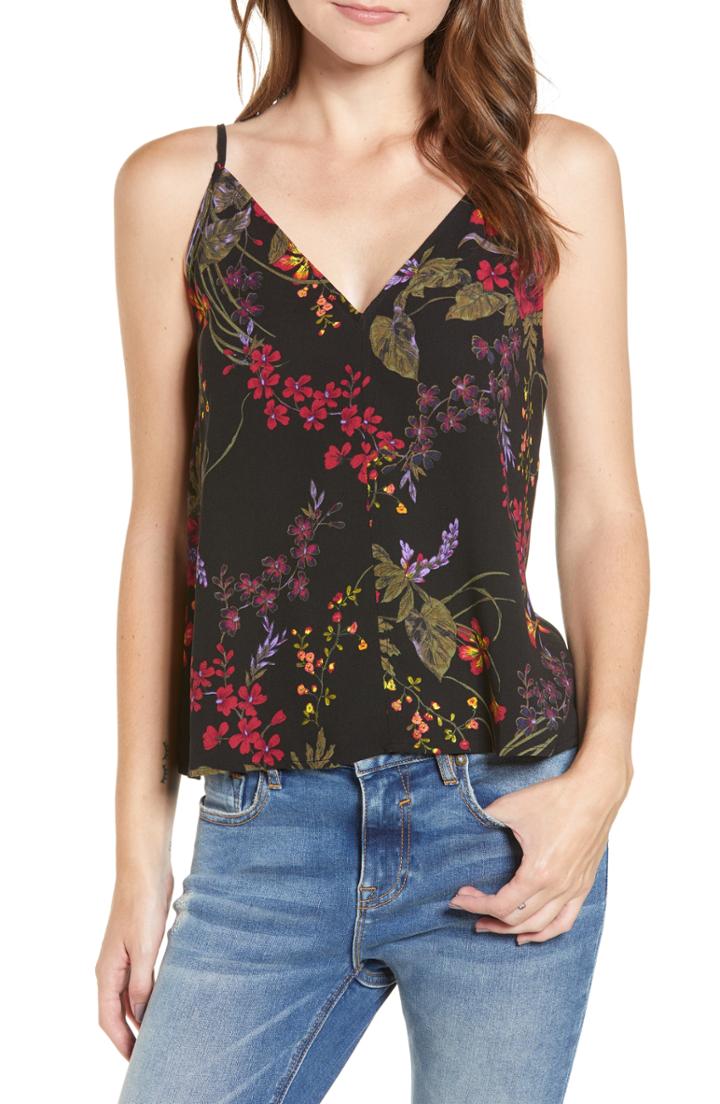 Women's Bp. Double V-neck Camisole Top, Size - Black