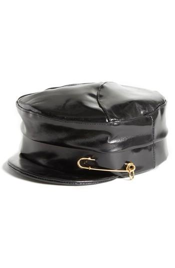 Women's Gigi Burris Millinery Georgie Military Cap - Black