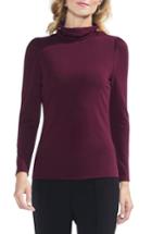Women's Vince Camuto Turtleneck Jersey Top - Red