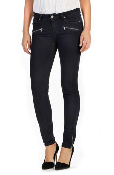 Women's Paige Transcend - Jill Zip Ultra Skinny Jeans