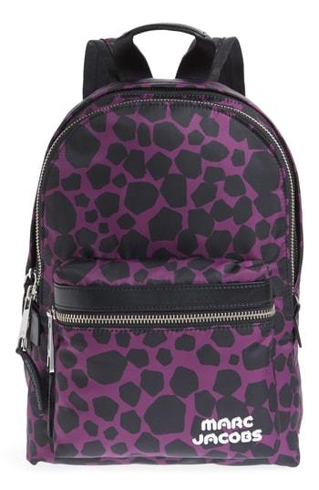 Marc Jacobs Medium Trek Pack Pebbles Backpack - Purple