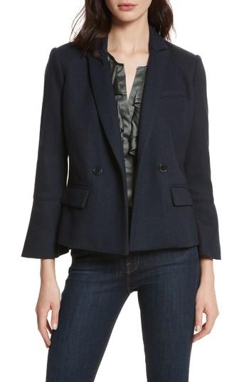 Women's Joie Aeolia Bell Sleeve Jacket - Blue