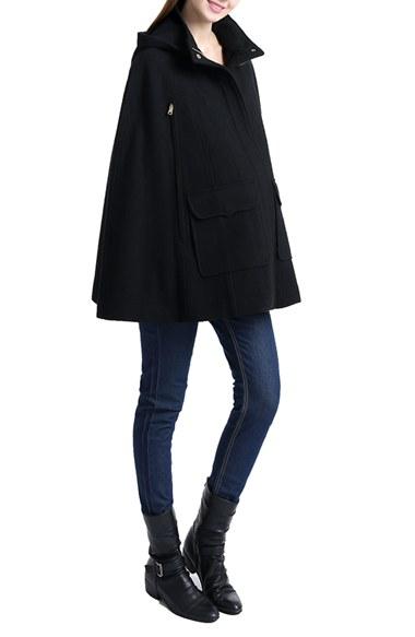 Women's Kimi And Kai 'robin' Wool Blend Maternity Cape