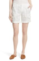 Women's Joie Aubeline Linen Cargo Shorts - White