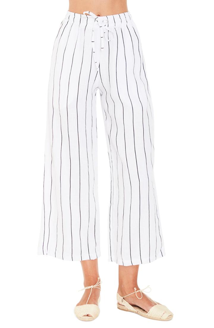 Women's Faithfull The Brand Clemence Stripe Linen Pants