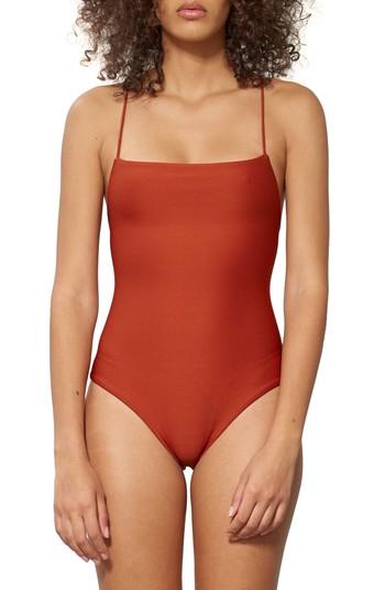 Women's Mara Hoffman Olympia One-piece Swimsuit - Brown
