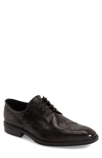 Men's Ecco 'illinois' Wingtip Derby -11.5us / 45eu - Black