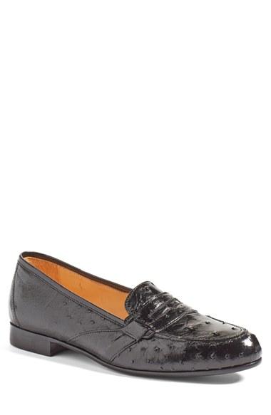 Men's Zelli 'angelo' Ostrich Penny Loafer