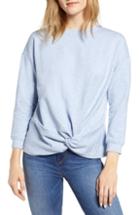 Women's Bishop + Young Front Twist Stretch Cotton Sweatshirt - Blue
