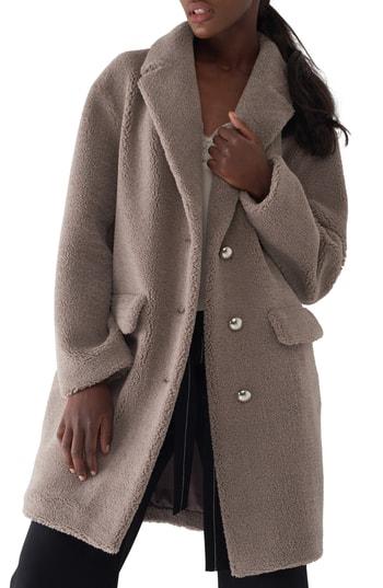 Women's Sosken Gita Teddy Coat - Beige