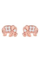 Women's Mini Mini Jewels Diamond Icon Elephant Earring