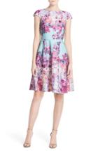 Women's Adrianna Papell Floral Print Scuba Fit & Flare Dress