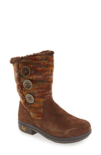 Women's Alegria 'nanook' Suede Boot -7.5us / 37eu - Brown