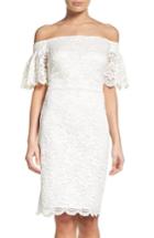 Women's Laundry By Shelli Segal Off The Shoulder Lace Dress