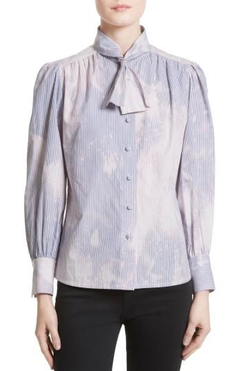 Women's Harvey Faircloth Hand Tie Dye Boy Scout Blouse