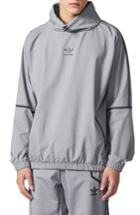 Men's Adidas Taped Mock Neck Windbreaker