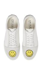 Women's Joshua Sanders Embroidered Smiley Sneaker .5us / 35eu - White