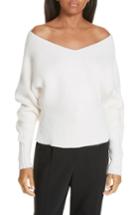 Women's Ji Oh Off The Shoulder Wool & Cashmere Sweater - Ivory