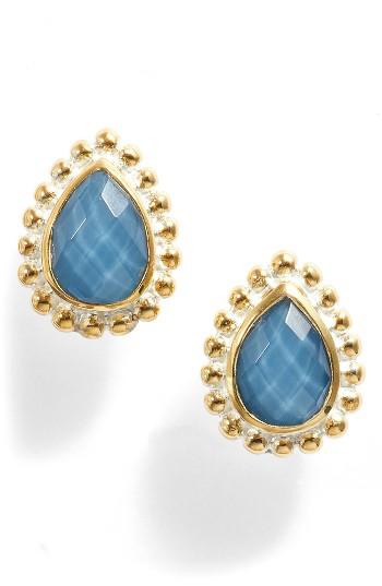 Women's Anna Beck Blue Quartz Teardrop Stud Earrings