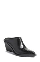 Women's Rag & Bone Santiago Wedge Mule Us / 36eu - Black