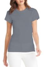 Women's Michael Stars Shine Crewneck Tee, Size - Grey