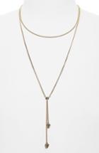 Women's Alexander Mcqueen Thin Chain Necklace